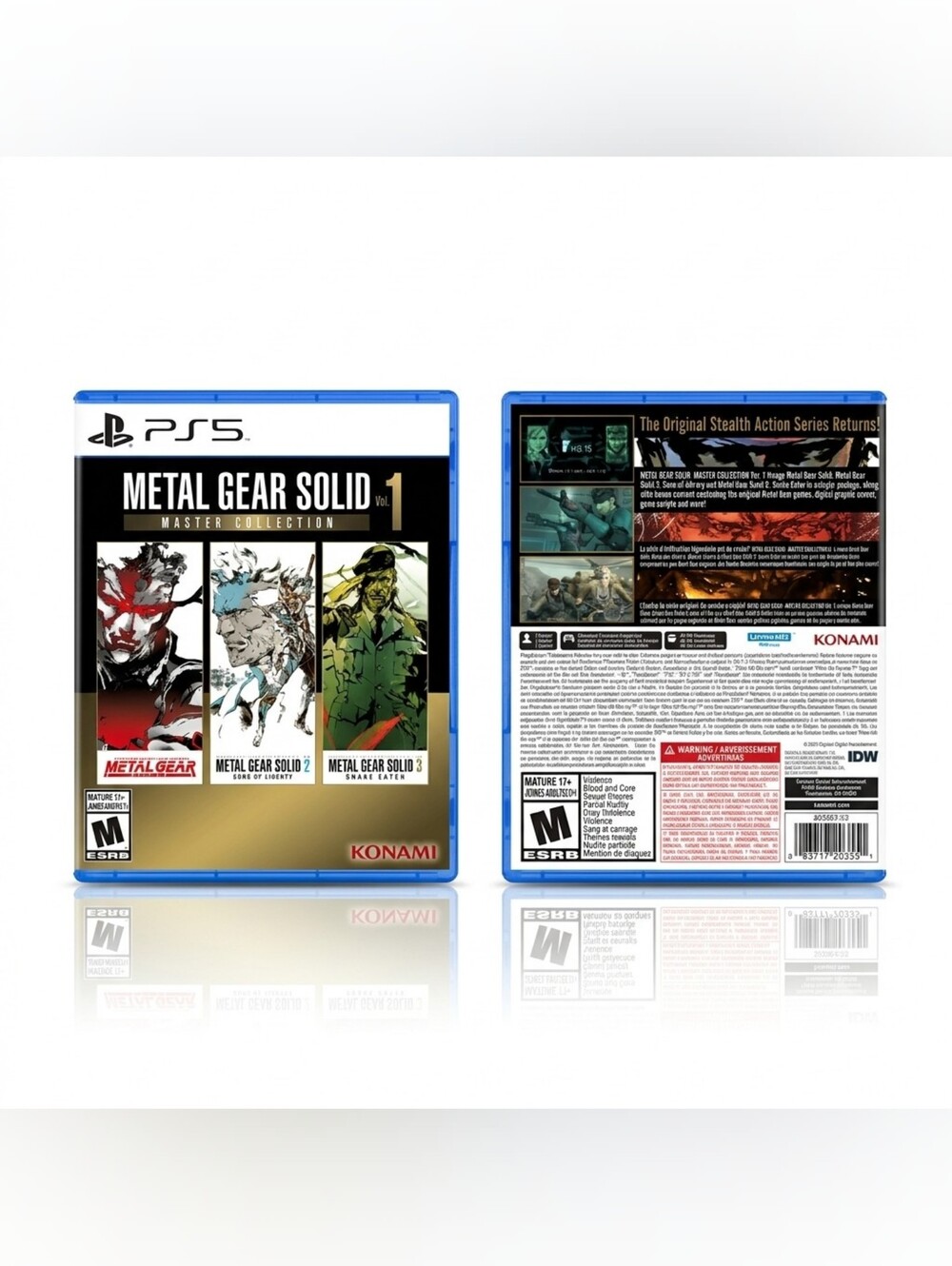 Metal Gear Solid Master Collection Vol.1 for PS5 - Blue Case